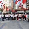 Konak’ta Güvercinler Barış Umuduyla Uçtu