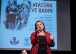 ‘Atatürk ve Kadın’ Söyleşisine Kadınlardan Büyük Alkış