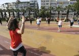 Konak'ta Spor Açık Havaya Taşındı